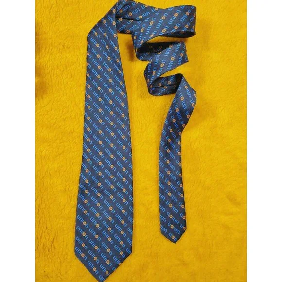 1970s ~ UNION 76 TIE ~ VINTAGE MENS EMPLOYEE / EXECUTIVE DRESS TIE ~ 57